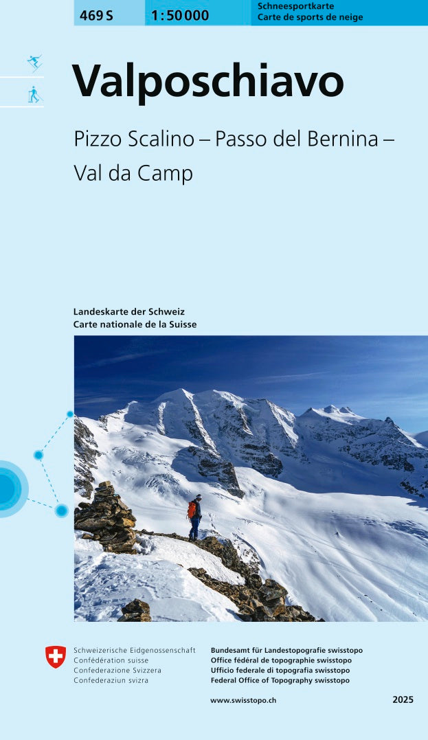 469S Valposchiavo Schneesportkarte. 1:50'000