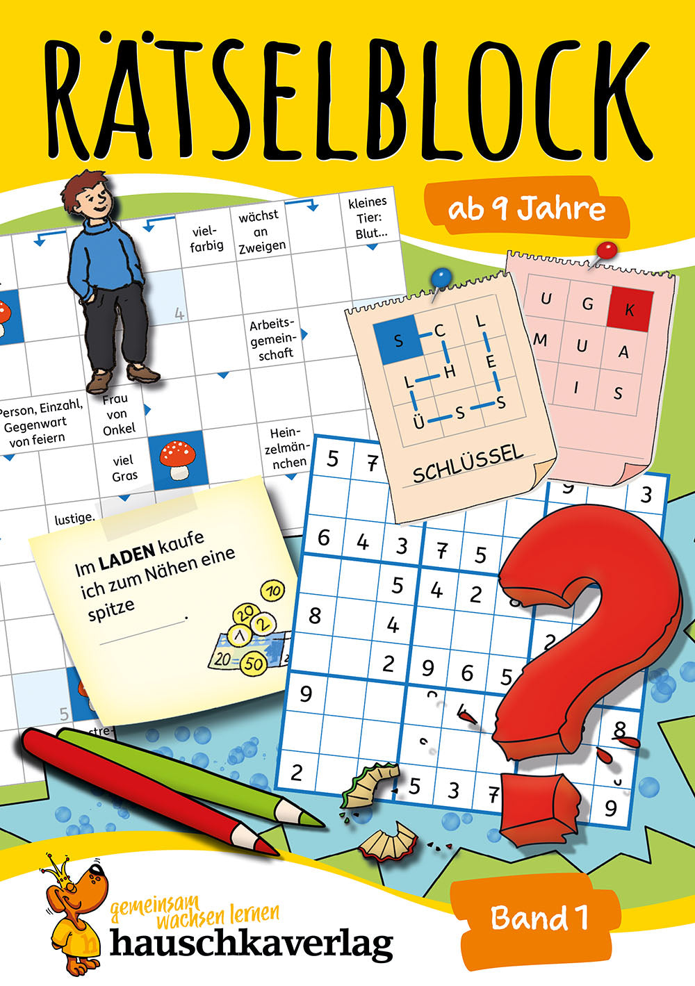 von Agnes Spiecker, illustriert von Gisela Specht: Rätselblock ab 9 Jahre - Band 1
