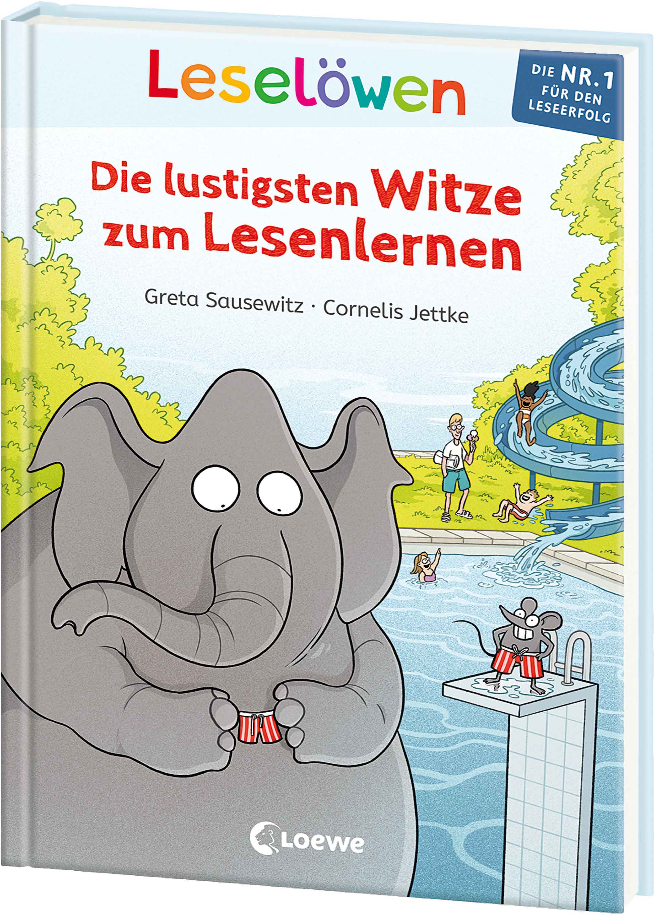 herausgegeben von Greta Sausewitz, illustriert von Cornelis Jettke: Leselöwen - Die lustigsten Witze zum Lesenlernen
