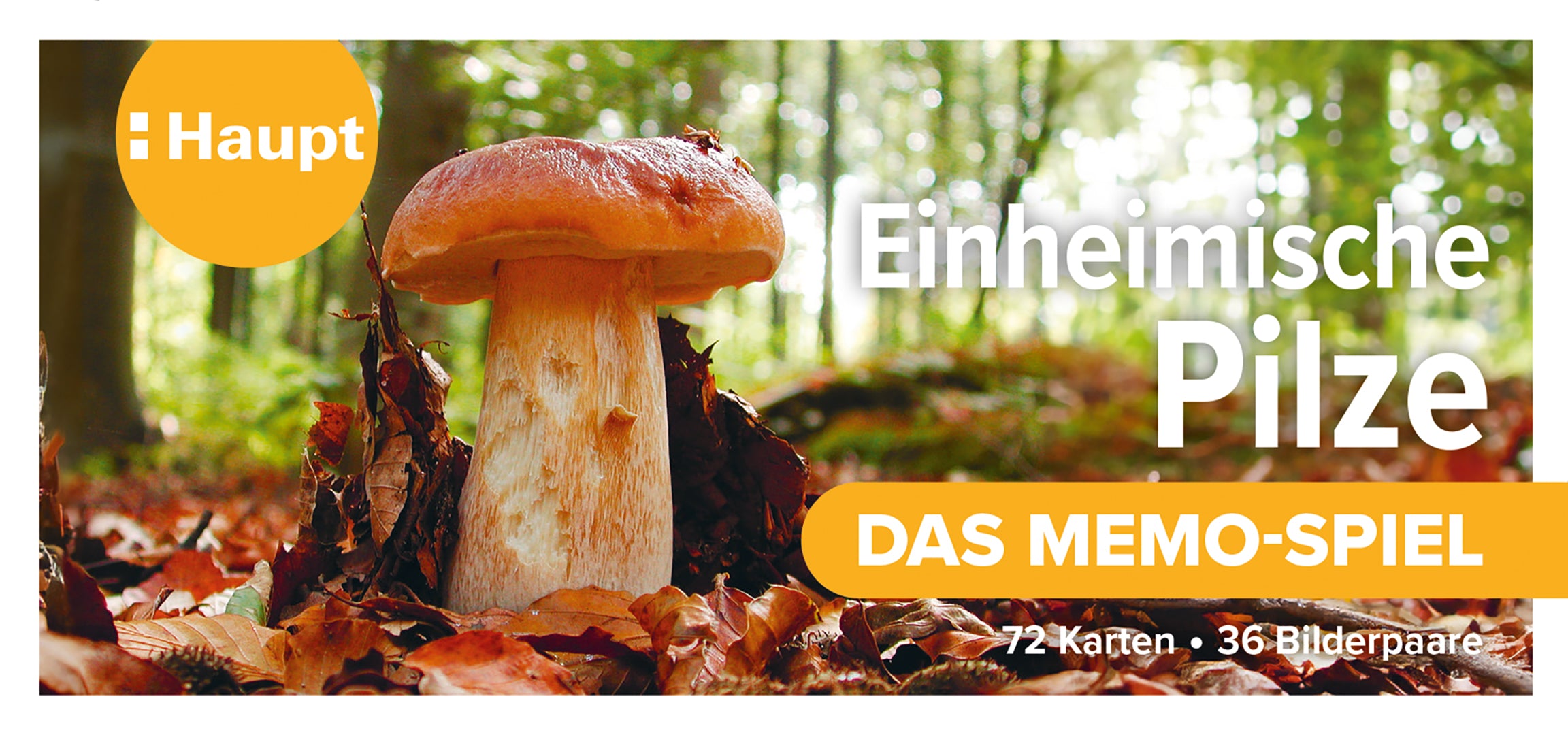 von Haupt Verlag, Fotos von Rita Lüder: Einheimische Pilze – das Memo-Spiel -  Natur & Tiere 