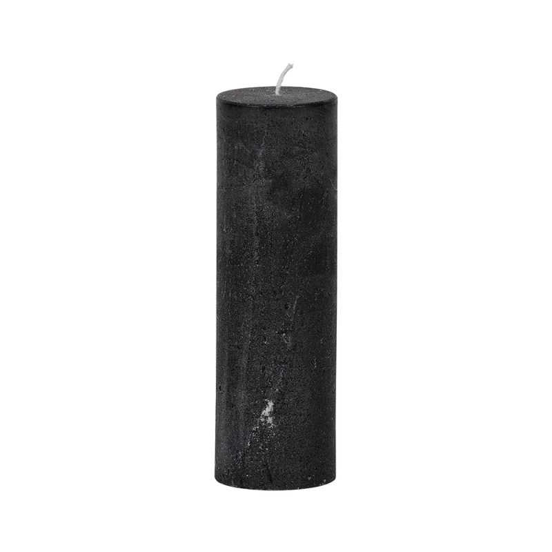Weizenkorn Kerze schwarz 210/66mm