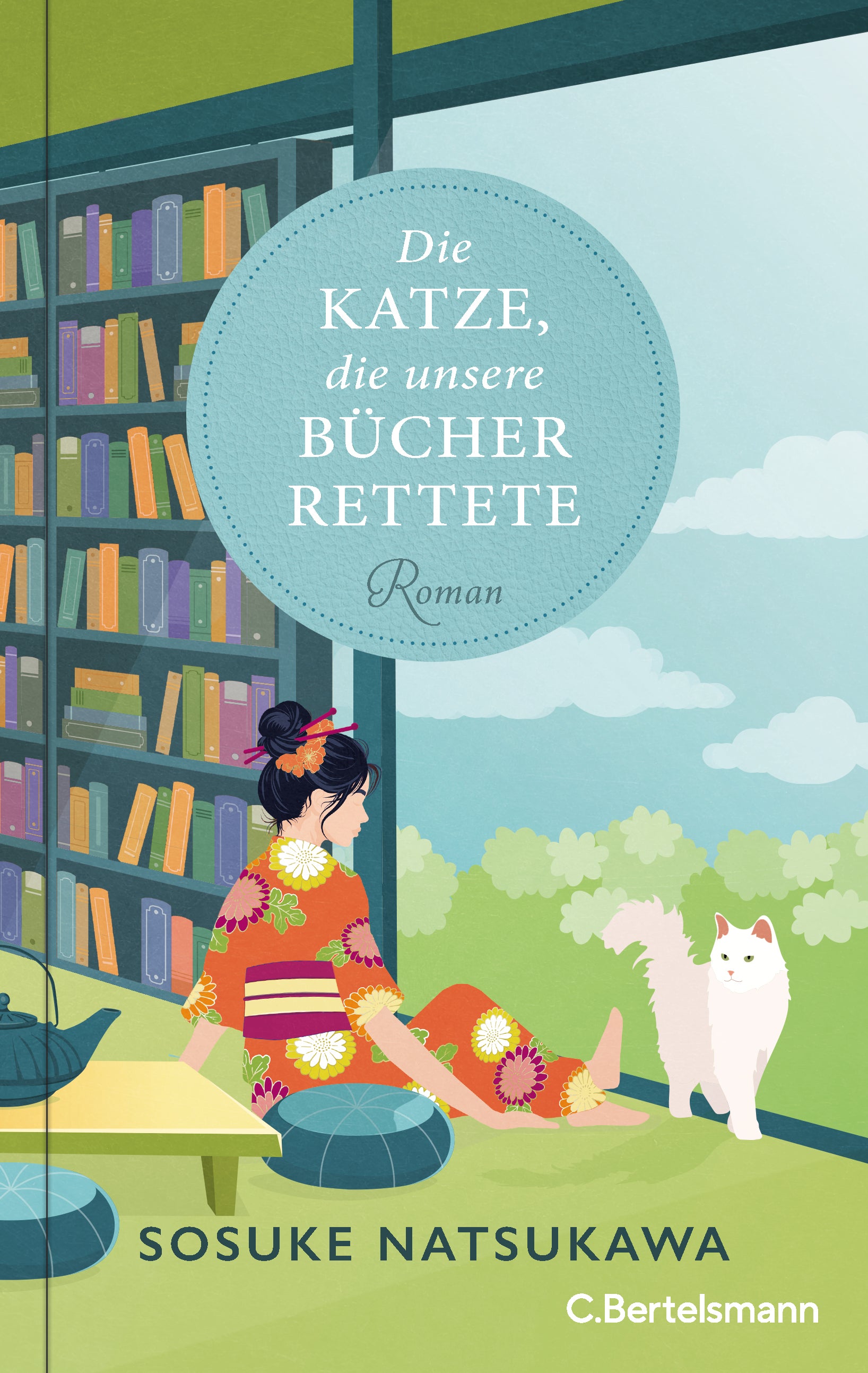von Sosuke Natsukawa, übersetzt von Sabine Mangold: Die Katze, die unsere Bücher rettete