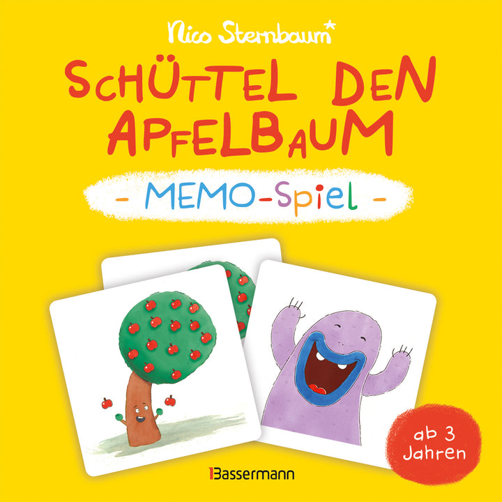 von Nico Sternbaum: Schüttel den Apfelbaum – Memo-Spiel mit 40 Spielkarten im Karton. Ab 3 Jahren -