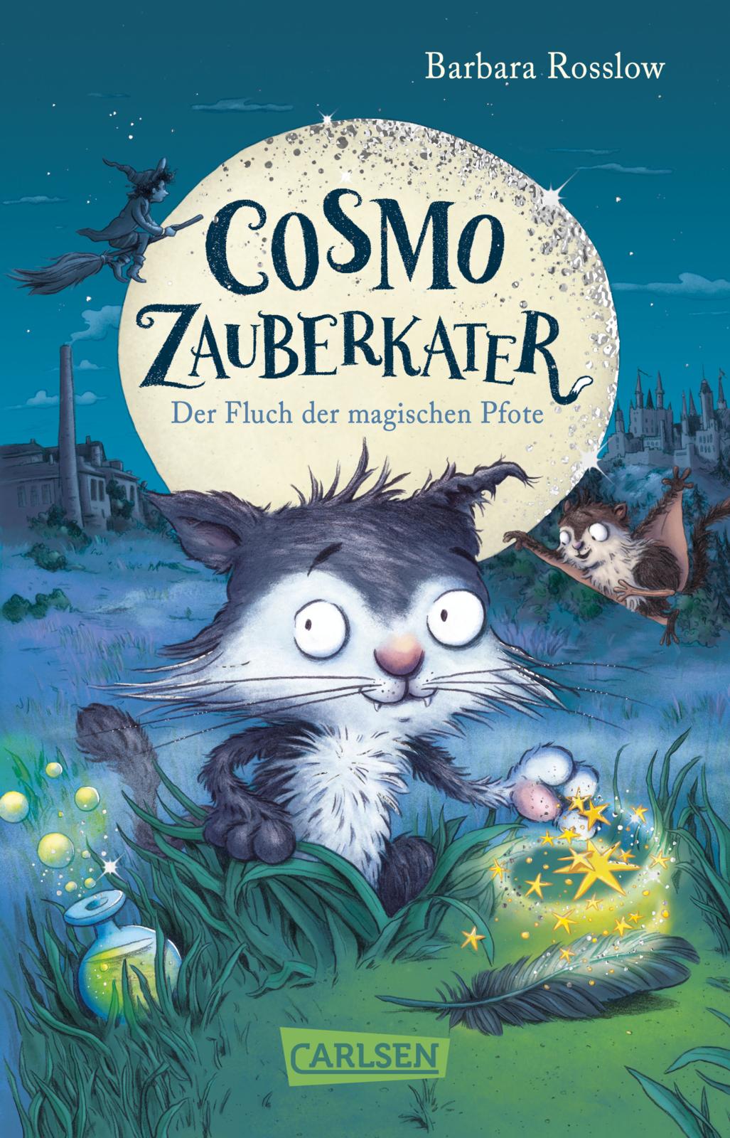 von Barbara Rosslow, illustriert von Dorothee Mahnkopf: Cosmo Zauberkater 1: Der Fluch der magischen Pfote