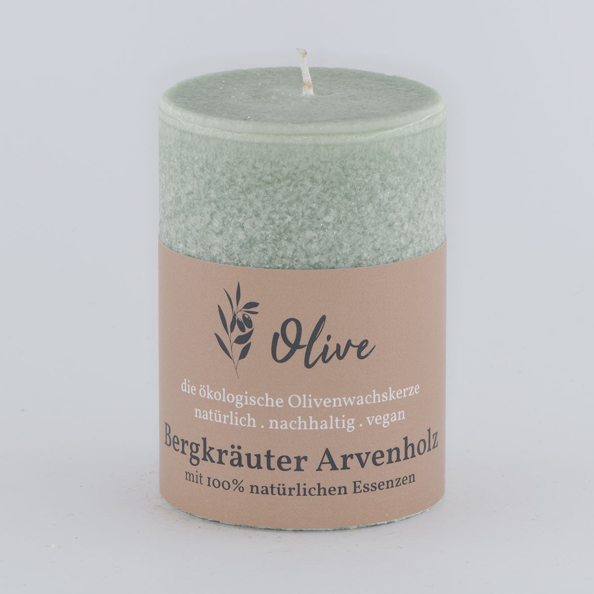 Bergkräuter Arvenholz aus Olivenwachs 100/65 mm