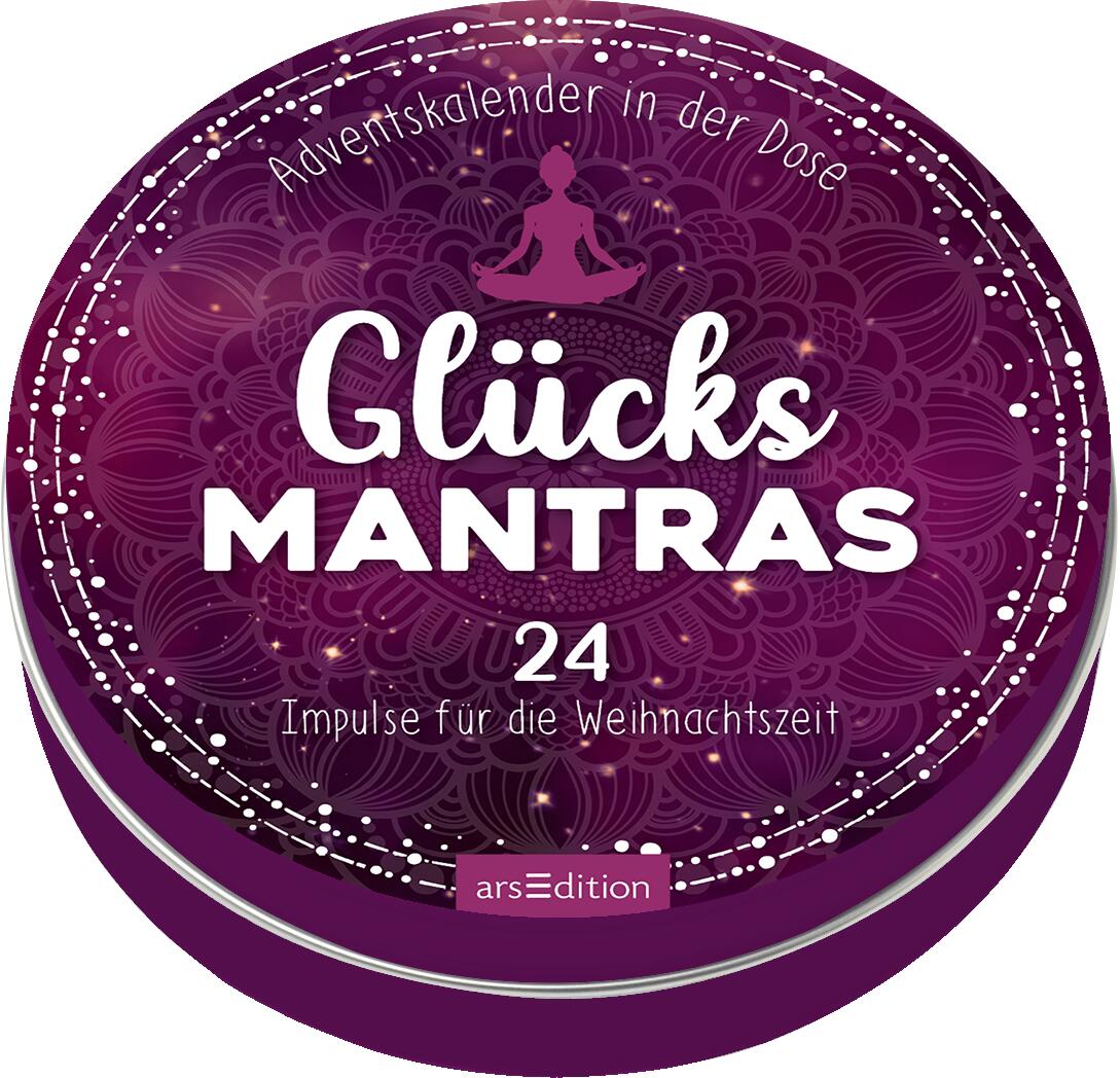 Adventskalender in der Dose. Glücksmantras -