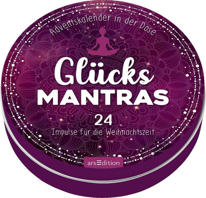 Adventskalender in der Dose. Glücksmantras -