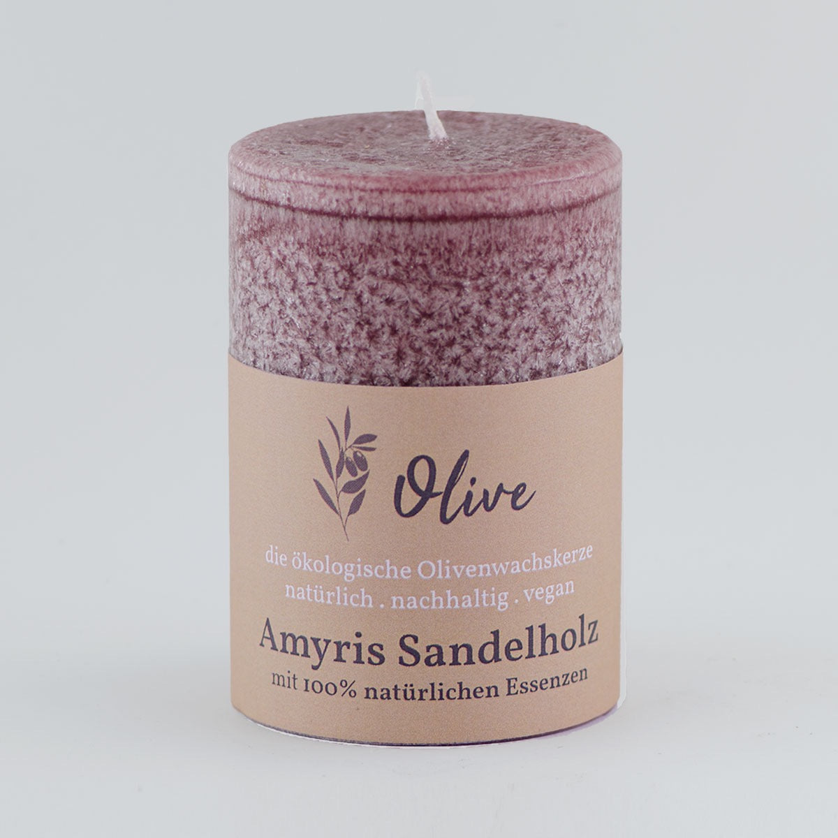 Amyris Sandelholz aus Olivenwachs 130/65 mm