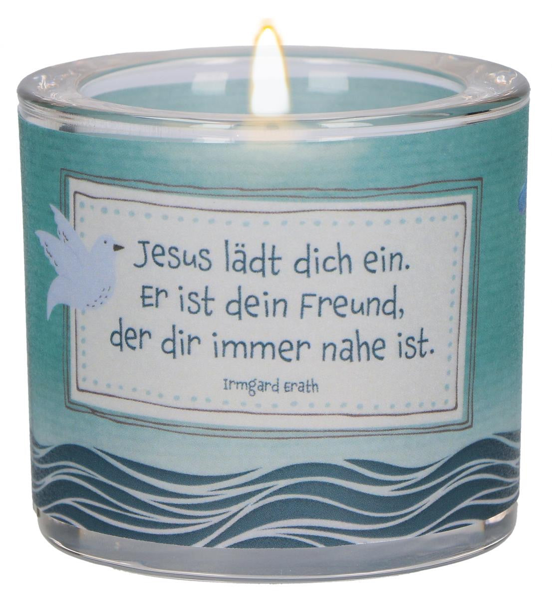 Glaswindlicht - "Jesus lädt dich ein"