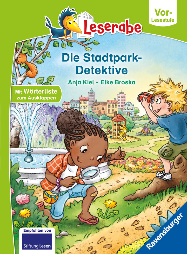 von Anja Kiel, illustriert von Elke Broska: Leserabe Vor-Lesestufe - Die Stadtpark-Detektive
