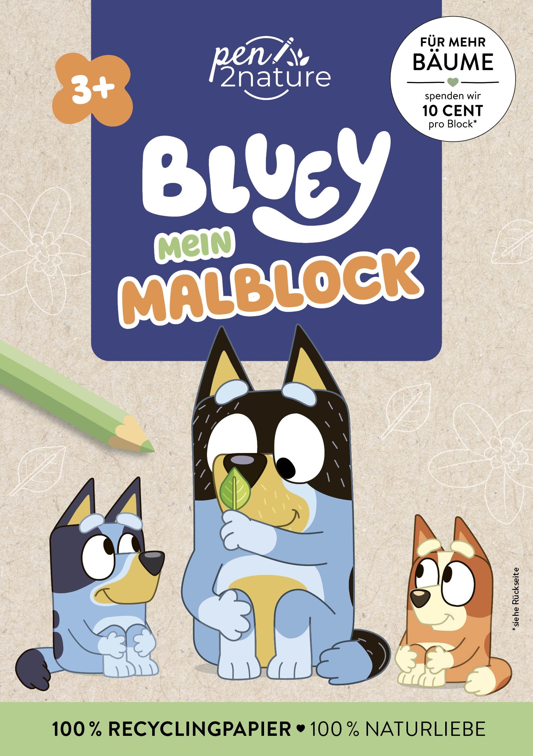von pen2nature: Bluey Mein Malblock