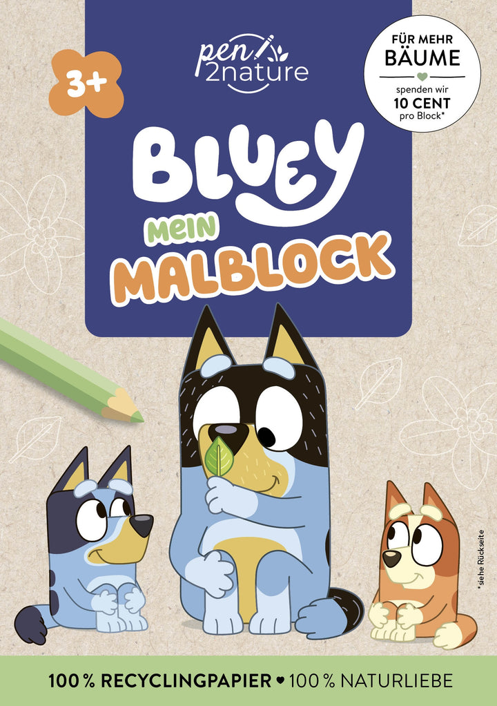 von pen2nature: Bluey Mein Malblock