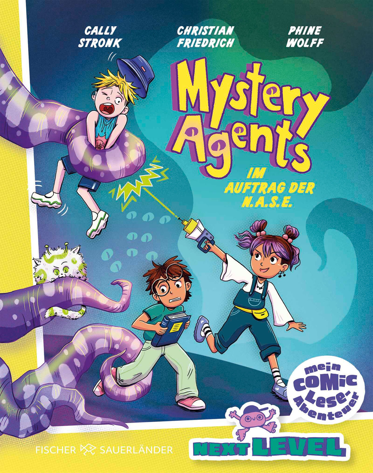 illustriert von Phine Wolff, von Cally Stronk, Christian Friedrich: Mystery Agents: Im Auftrag der N.A.S.E. -   Kinderbücher ab 8 Jahren