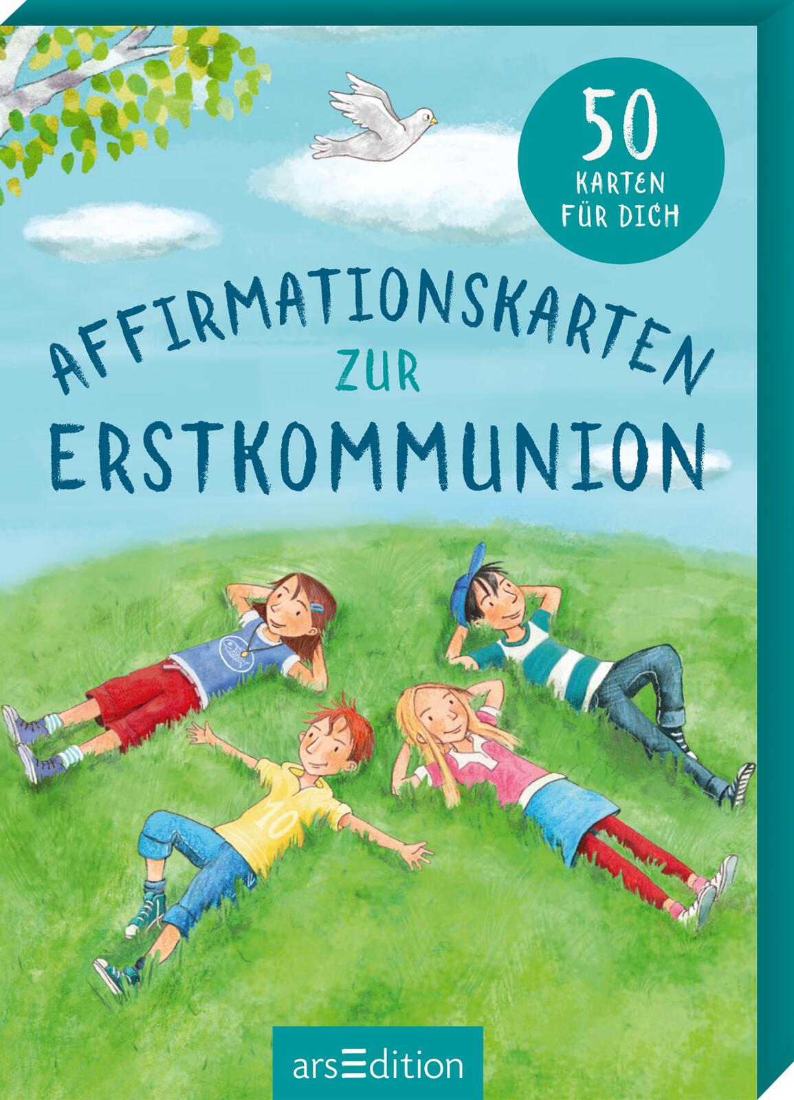 illustriert von Barbara Korthues, von Sabine Cuno: Affirmationskarten zur Erstkommunion
