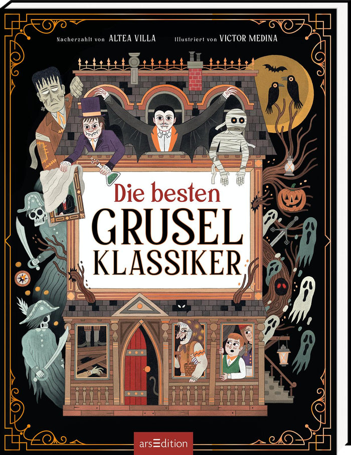 übersetzt von Henriette Zeltner-Shane, illustriert von Víctor Medina, von Altea Villa: Die besten Gruselklassiker -   Kinderbücher ab 10 Jahren