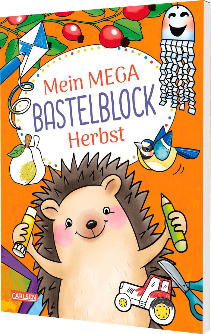 illustriert von Silke Reimers, von Laura Leintz: Mein MEGA Bastelblock: Herbst -   Hobby & Beschäftigung für Kinder