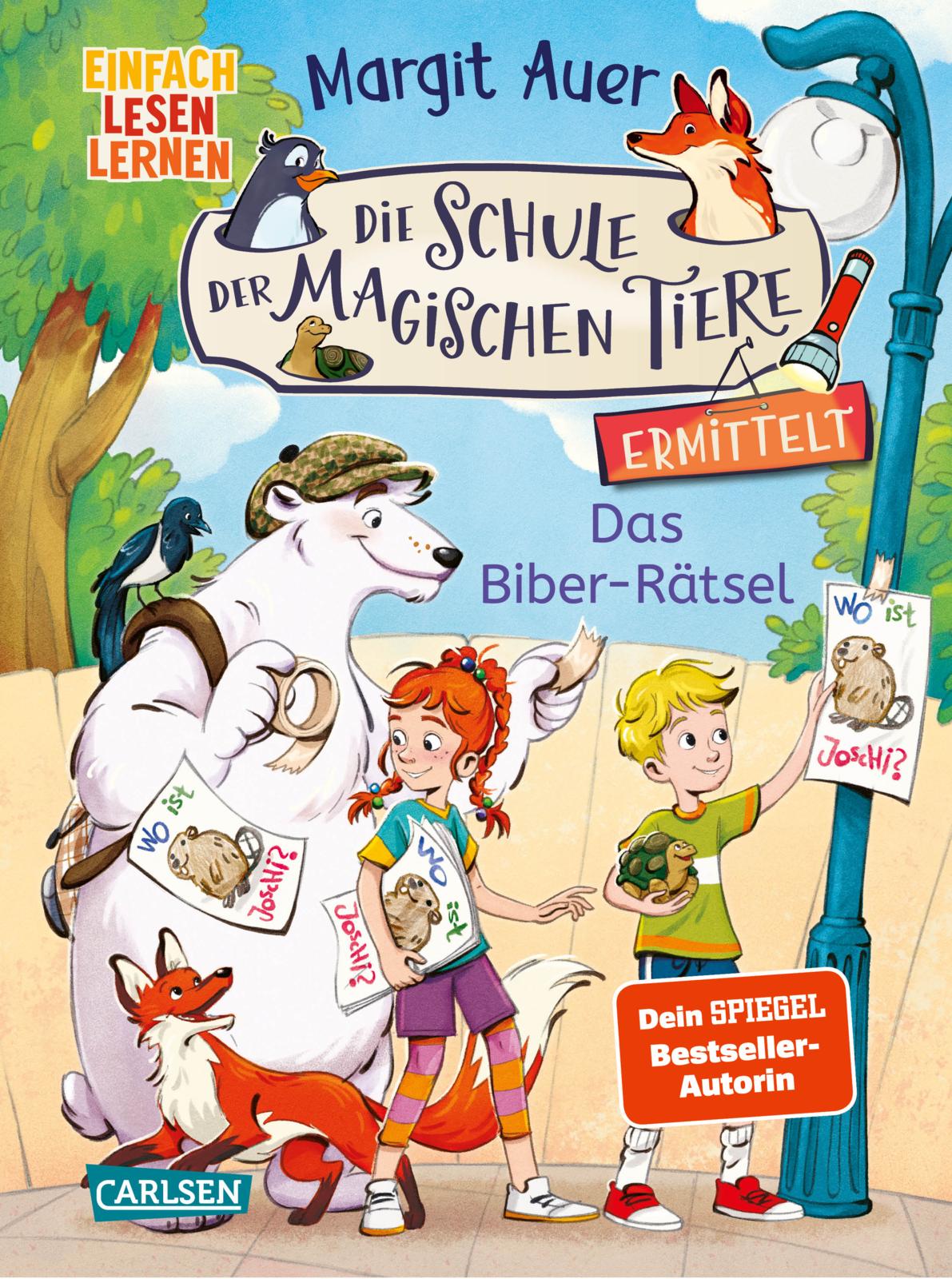 von Margit Auer, illustriert von Die Farbfüchse: Die Schule der magischen Tiere ermittelt 7: Das Biber-Rätsel