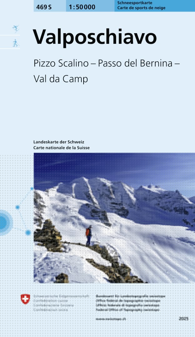 469S Valposchiavo Schneesportkarte. 1:50'000 -Wanderkarten   