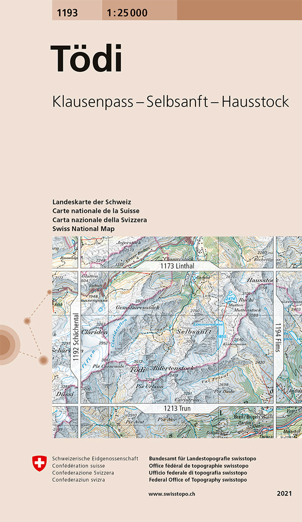 Tödi. 1:25'000