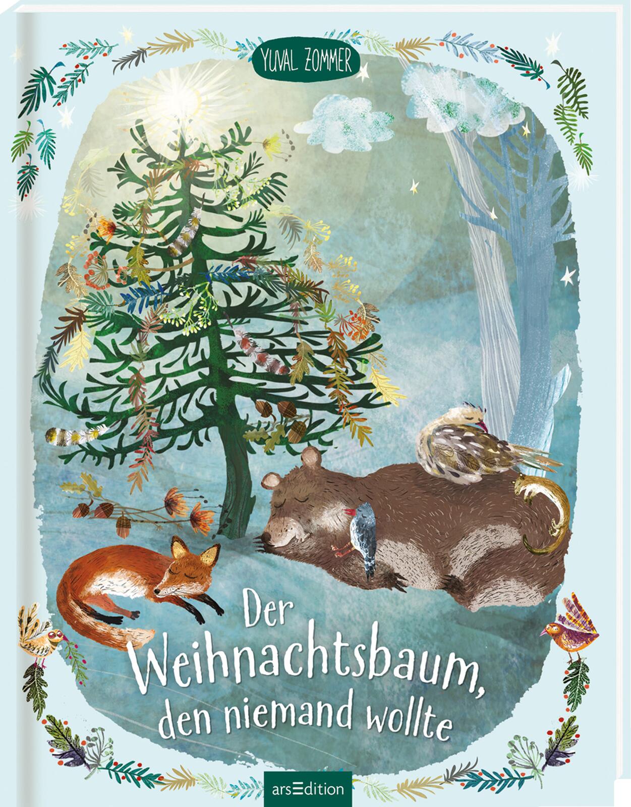 von Yuval Zommer, illustriert von Yuval Zommer, übersetzt von Cornelia Boese: Der Weihnachtsbaum, den niemand wollte -   Bilderbücher - Geschichten für alle Kinder