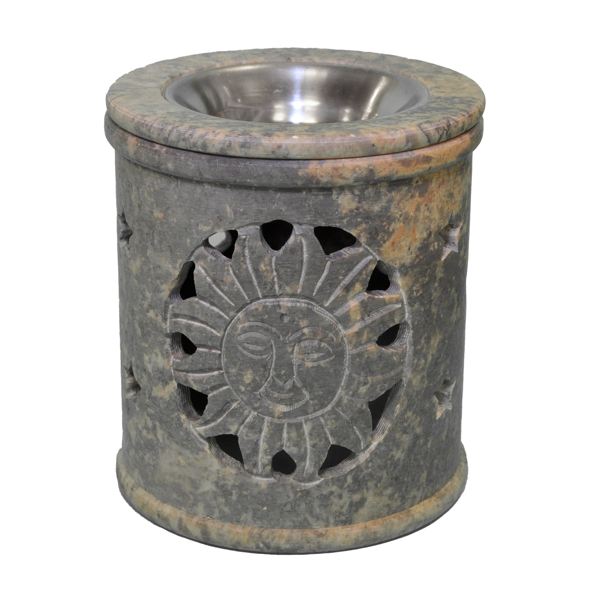 Räucherduftlampe indischer Speckstein 4332