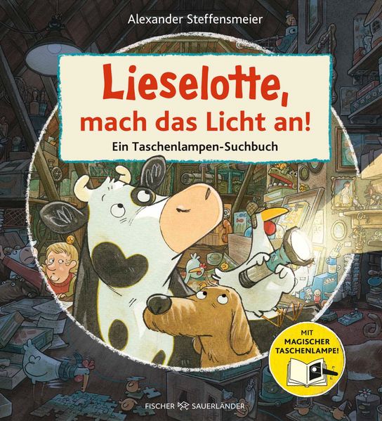 von Alexander Steffensmeier: Lieselotte, mach das Licht an! -   Wimmelbücher