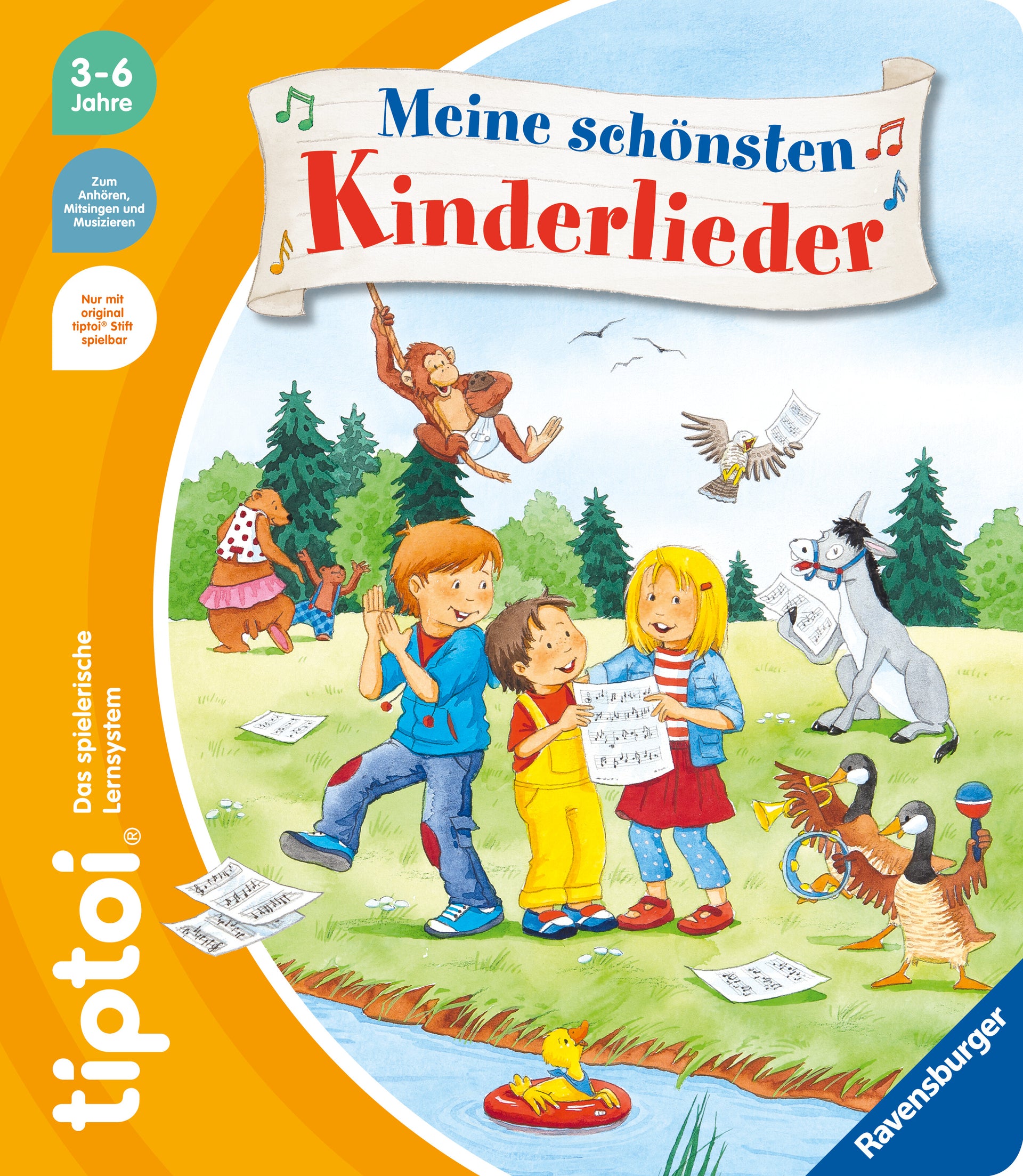 tiptoi® Liederbücher - Meine schönsten Kinderlieder -   Bilderbücher - Geschichten für alle Kinder