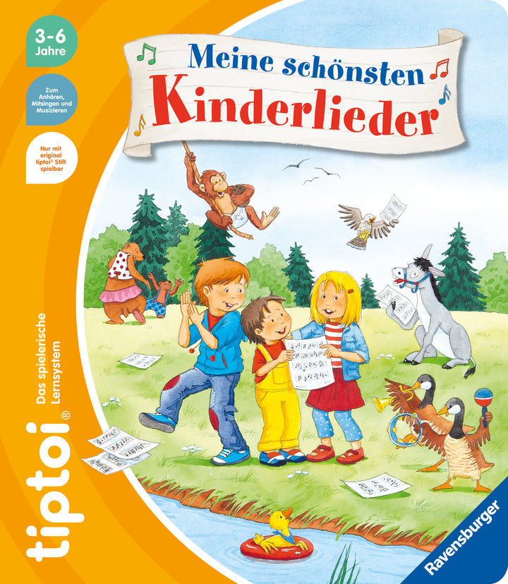tiptoi® Liederbücher - Meine schönsten Kinderlieder -   Bilderbücher - Geschichten für alle Kinder