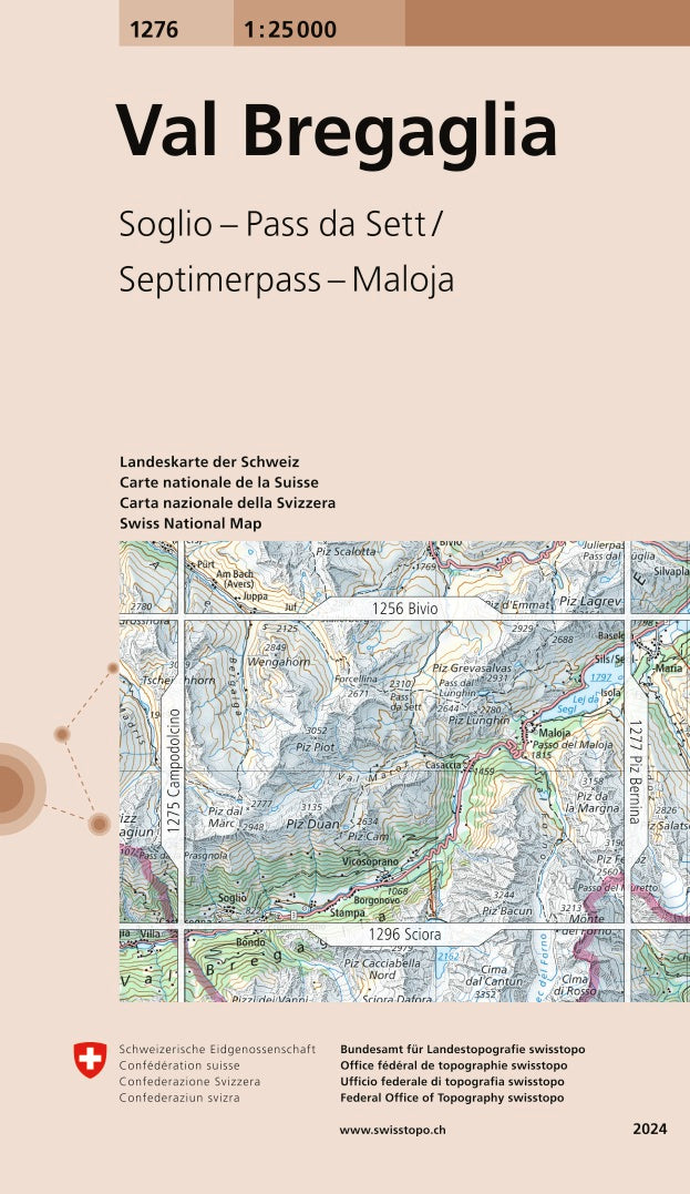 Val Bregaglia. 1:25'000