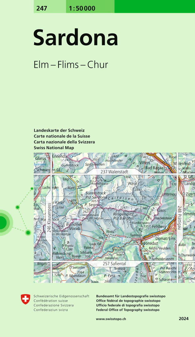 Sardona. 1:50'000