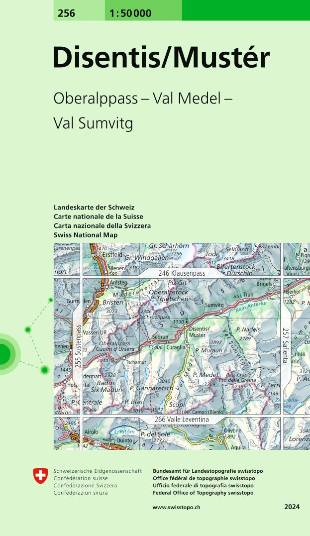 Disentis/Mustér. 1:50'000