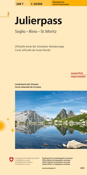 Julierpass. 1:50'000 -Wanderkarten