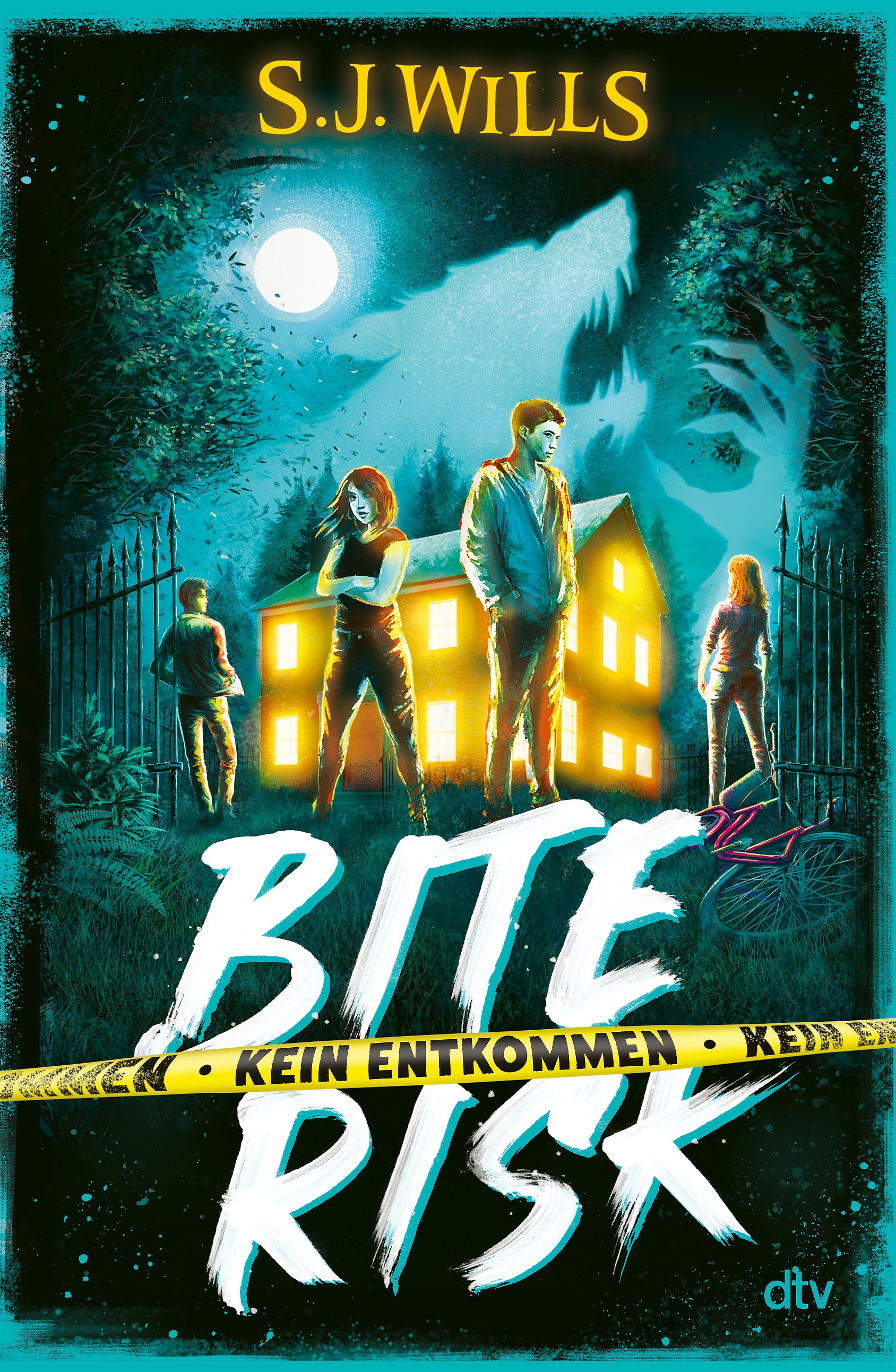 von S.J. Wills, übersetzt von Maren Illinger: Bite Risk – Kein Entkommen -   Kinderbücher ab 12 Jahren