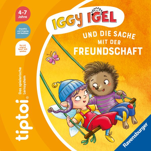 von Anja Kiel, illustriert von Larisa Lauber: tiptoi® Bildergeschichten über den Umgang mit Gefühlen - Iggy Igel und die Sache mit der Freundschaft -   Pappbücher