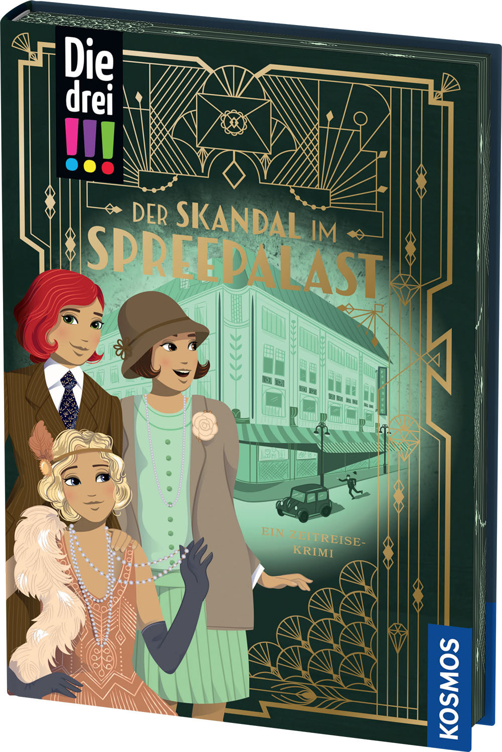 von Kari Erlhoff, illustriert von Milla Kerwien: Die drei !!!, Der Skandal im Spreepalast