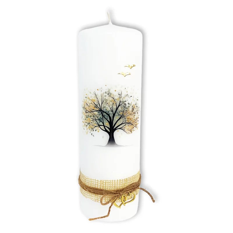 Hochzeitskerze "Baum des Glücks"
