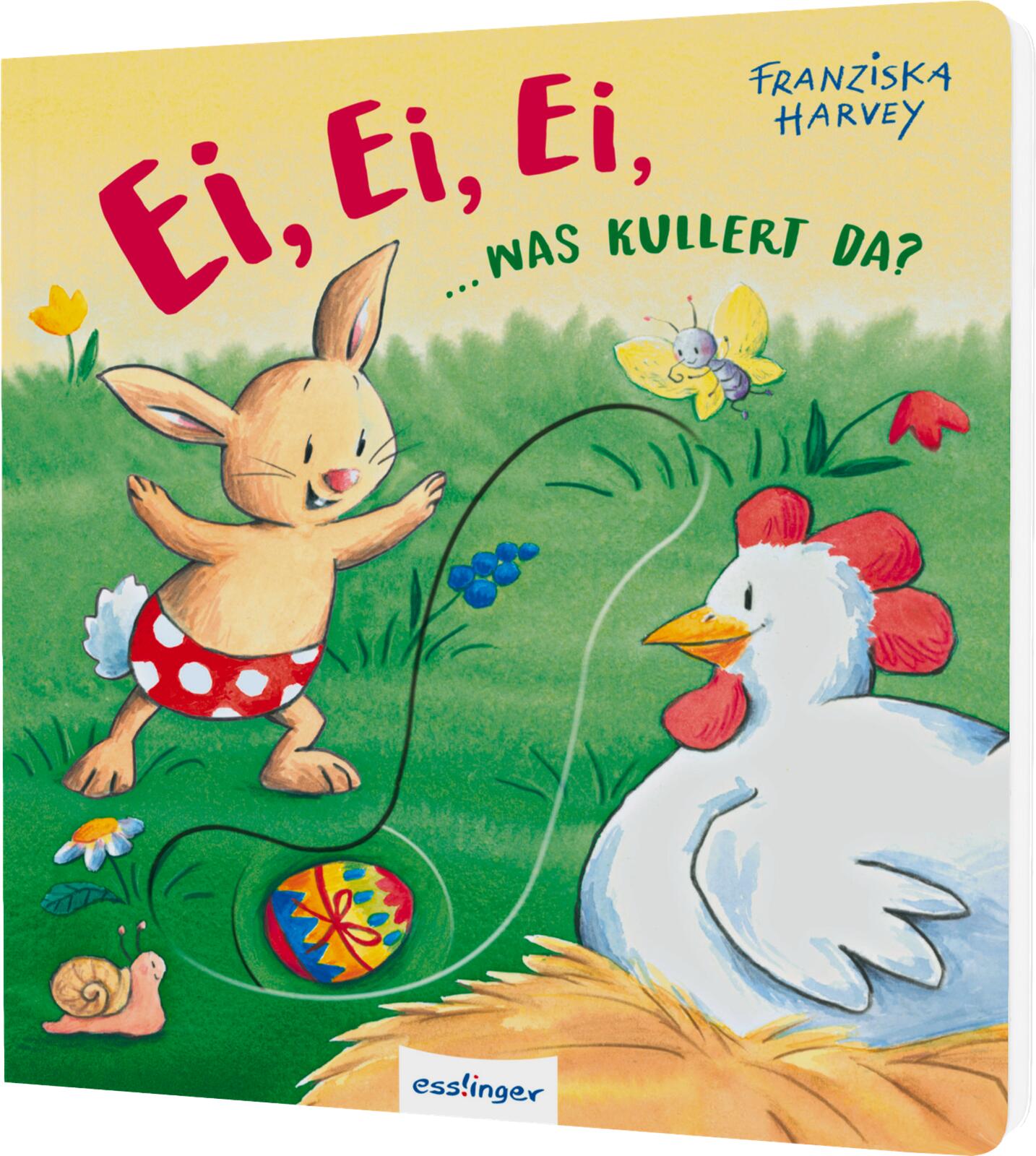 von Julia Klee, illustriert von Franziska Harvey: Ei, Ei, Ei, was kullert da?