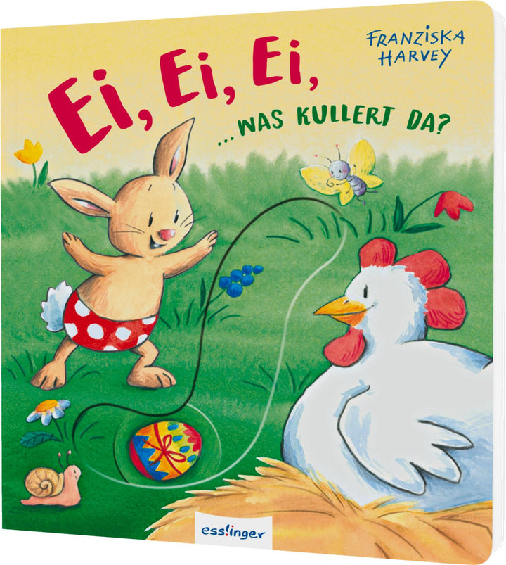 von Julia Klee, illustriert von Franziska Harvey: Ei, Ei, Ei, was kullert da?
