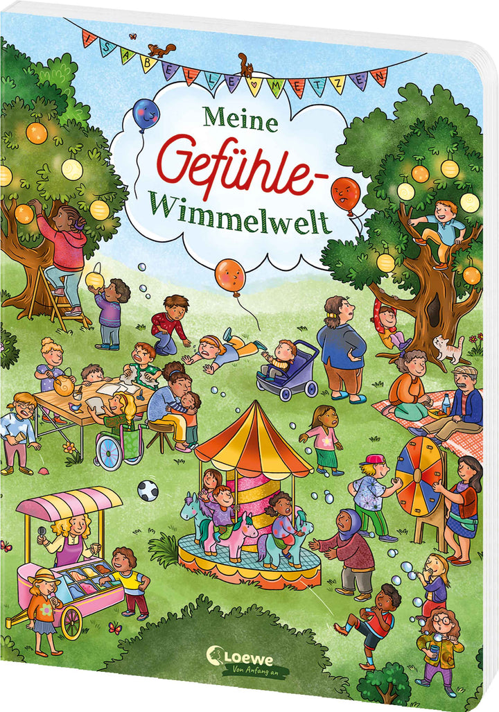 illustriert von Isabelle Metzen: Meine Gefühle-Wimmelwelt -   Wimmelbücher