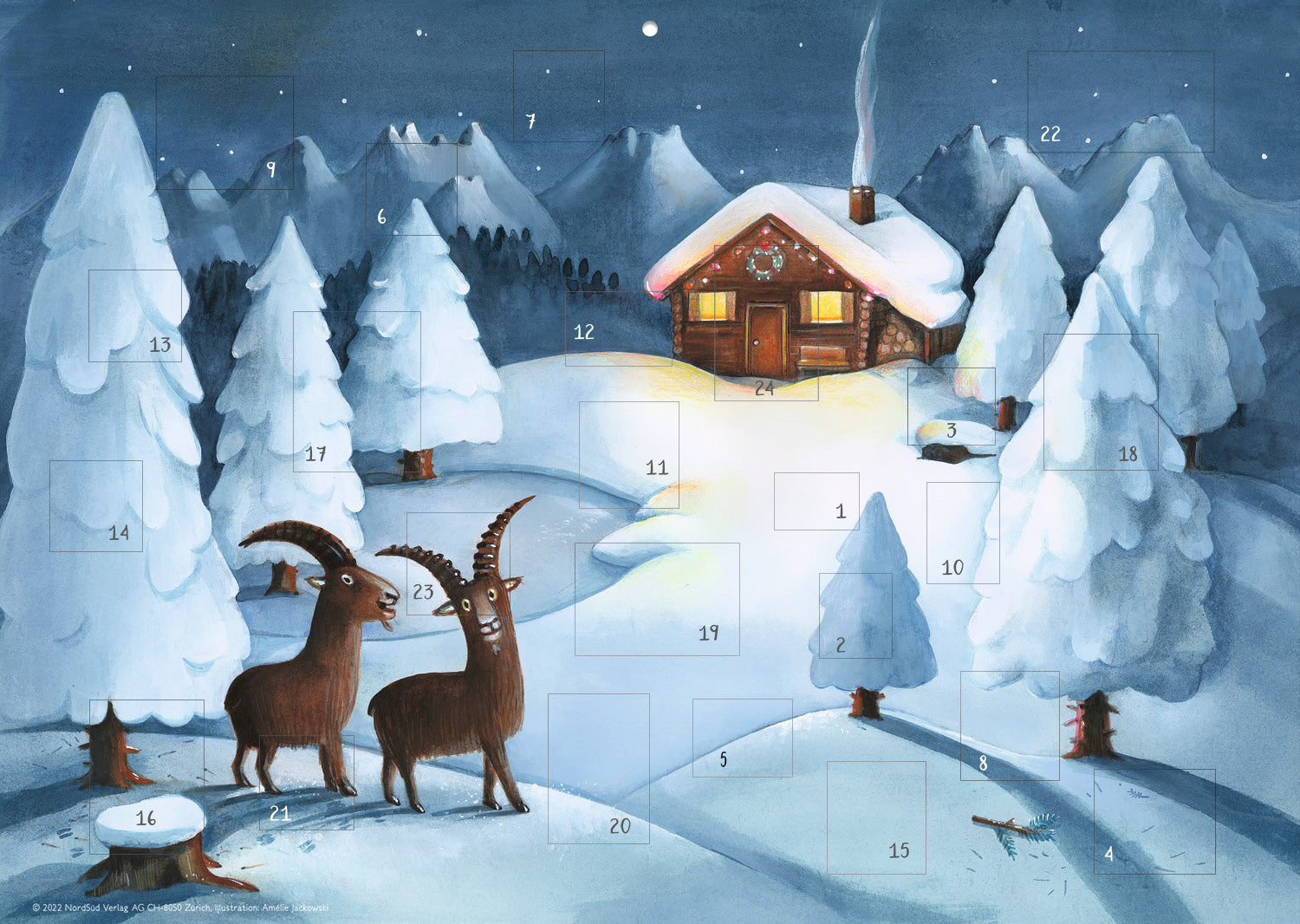 Gian und Giachen Bock uf Wiahnachta Adventskalender -