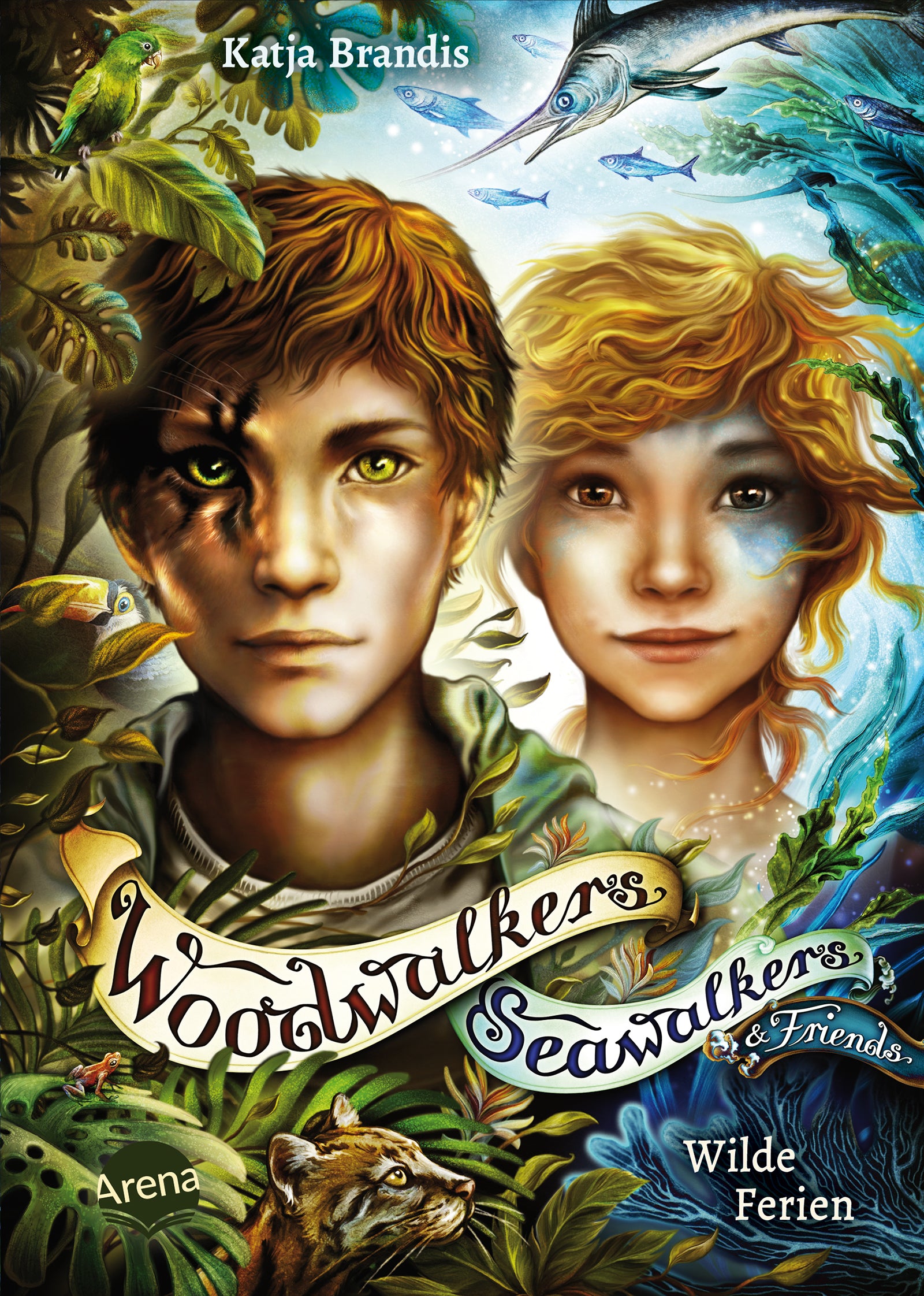 von Katja Brandis, illustriert von Claudia Carls: Woodwalkers & Friends/Seawalkers & Friends. Wilde Ferien