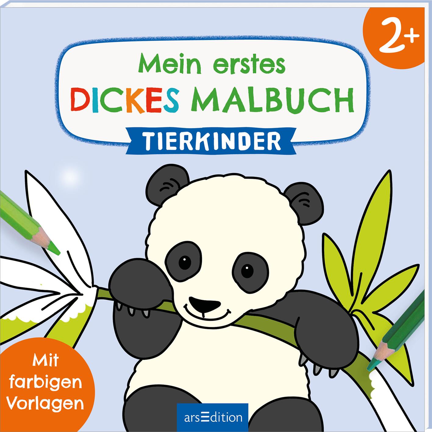 illustriert von Corina Beurenmeister: Mein erstes dickes Malbuch ab 2 – Tierkinder