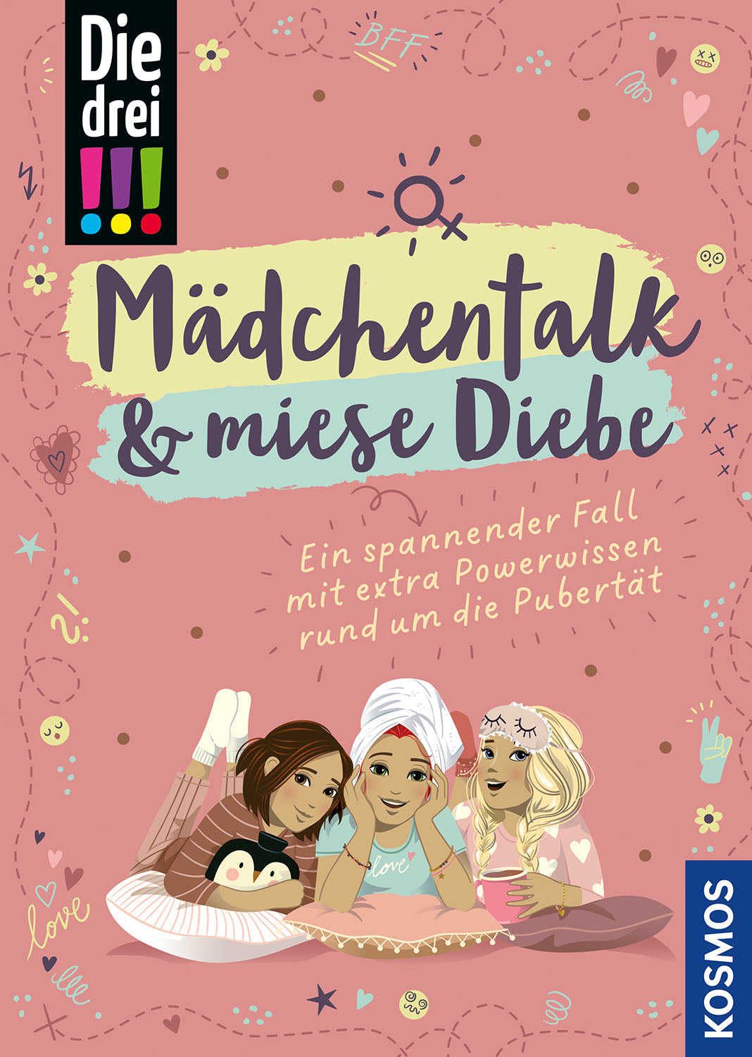 von Anja Körner, illustriert von Milla Kerwien: Die drei !!!, Mädchentalk & miese Diebe