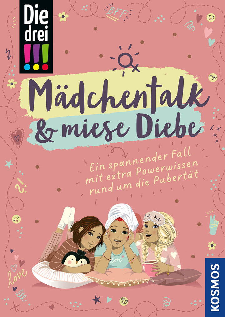 von Anja Körner, illustriert von Milla Kerwien: Die drei !!!, Mädchentalk & miese Diebe
