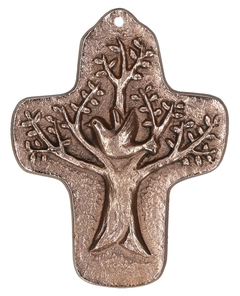 Kreuz Kommunion Lebensbaum mit Segenstaube