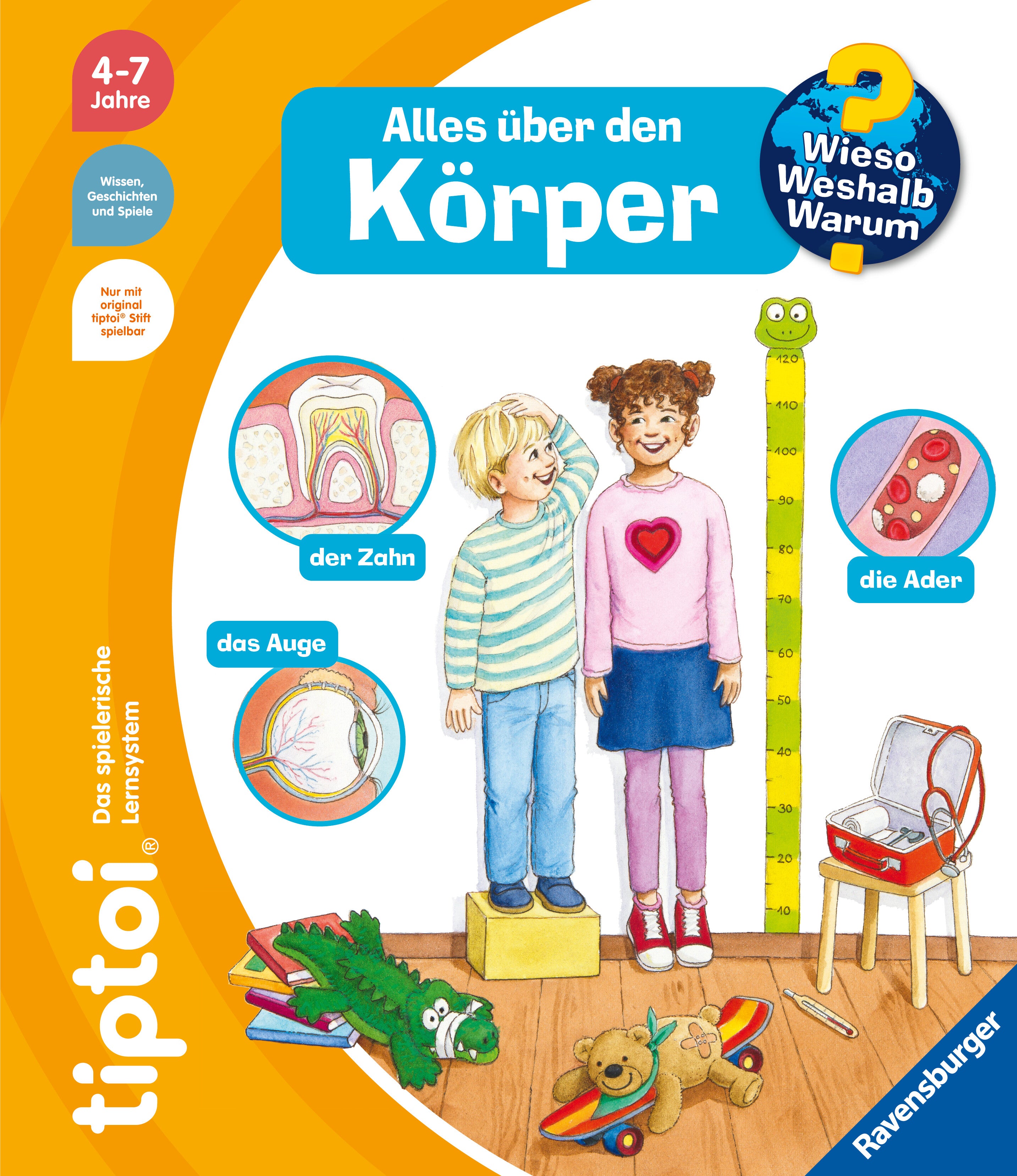 Tober, Heike: tiptoi® Wieso? Weshalb? Warum? - Alles über den Körper -   Pappbücher
