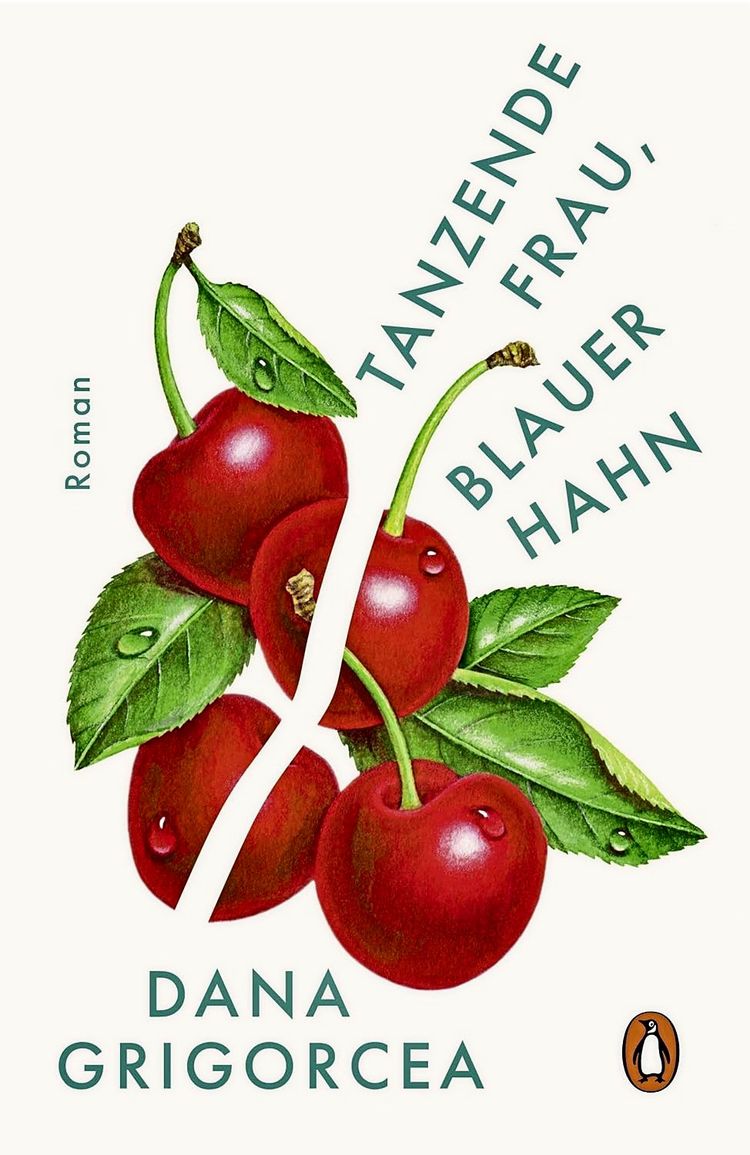 Dana Grigorcea - Tanzende Frau, Blauer Hahn