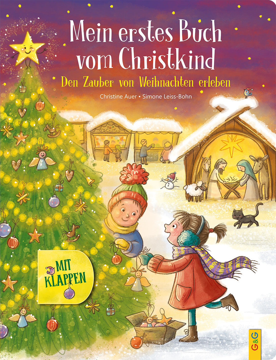 Auer, Christine: Mein erstes Buch vom Christkind - mit Klappen -   Pappbücher