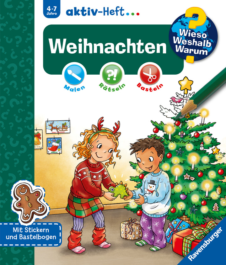 illustriert von Elke Broska: Wieso? Weshalb? Warum? aktiv-Heft - Weihnachten