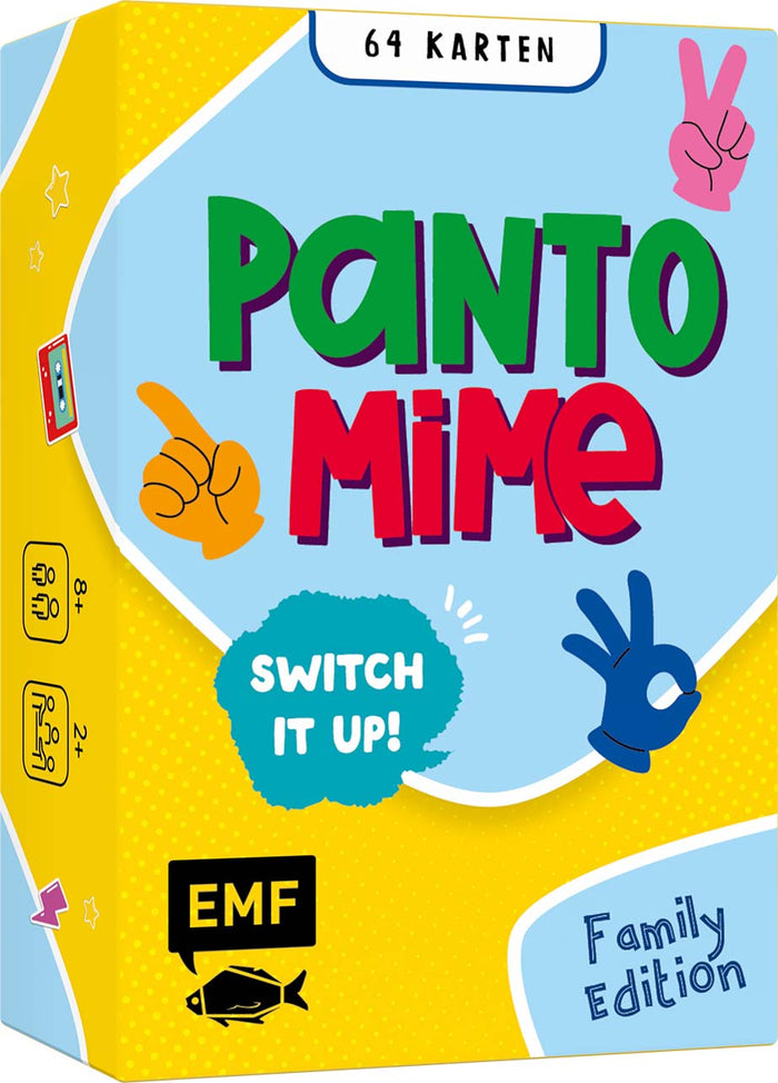 Kartenspiel: Pantomime – Switch it up! – Family Edition -   Hobby & Beschäftigung für Kinder